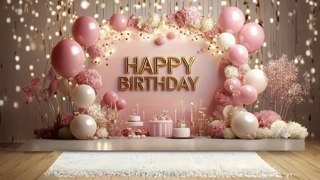 birthday decoration in villa hua hin